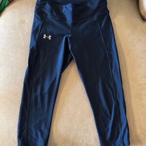 Under Armour Dark Blue running compression Leggings